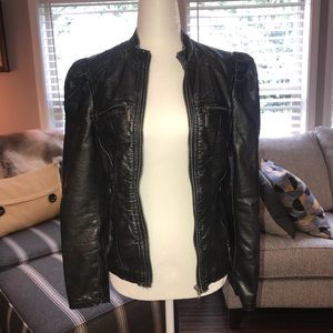 Faux Leather Jacket